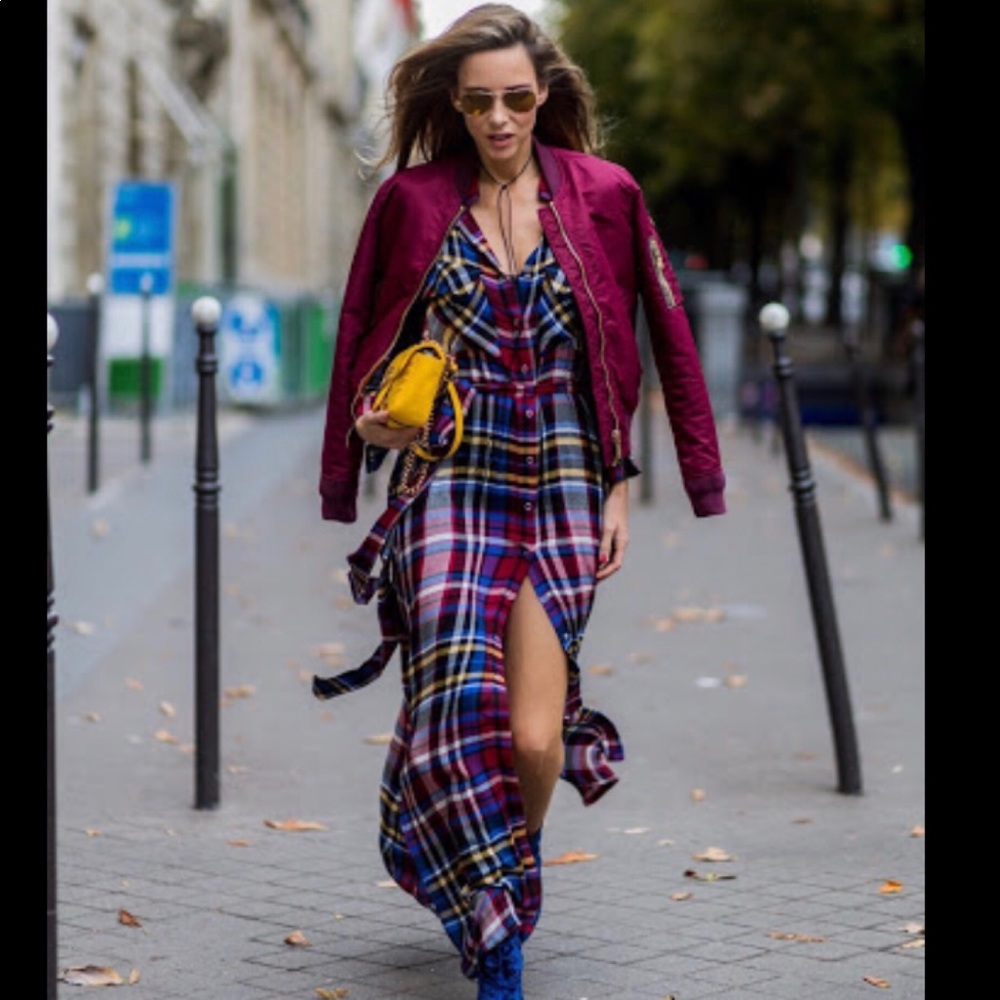 L'AGENCE MAXI SHIRT DRESS